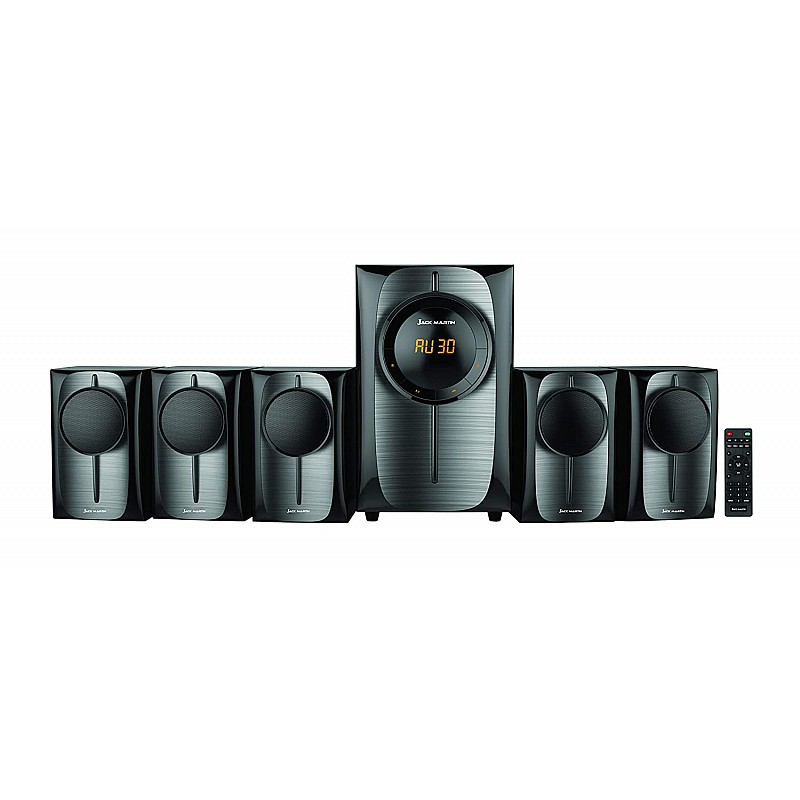 Jack Martin JM 2000 Bluetooth/SD Card/USB 5.1 Multimedia Home Theatre Speaker System with Built in FM Radio