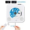 Jimwey Portable Cd Player with Bluetooth Built in HiFi Speakers Wall Mountable, Home Audio