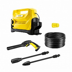 KARCHER High Pressure Washer K 2 Horizontal | 1400 W | 110 Bars | 360 l/h Flow Rate | 6m Outlet Hose | for Car, Bike, Home & Garden | Multiple Accessories | German Tech