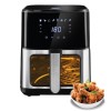 (Refurbished) KENT Digital Air Fryer 5L | 1400W | Bake, Grill & Roast | Up to 80% Less Oil Usage | 8 Preset Menu | Rapid Heat Circulation