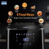 (Refurbished) KENT Digital Air Fryer 5L | 1400W | Bake, Grill & Roast | Up to 80% Less Oil Usage | 8 Preset Menu | Rapid Heat Circulation