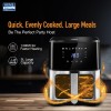 (Refurbished) KENT Digital Air Fryer 5L | 1400W | Bake, Grill & Roast | Up to 80% Less Oil Usage | 8 Preset Menu | Rapid Heat Circulation