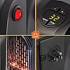 airtree Mini Electric Handy Room Heater Compact Plug-in, The Wall Outlet 400 Watts, Handy Air Warmer Blower Adjustable Timer Digital Display