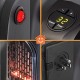 airtree Mini Electric Handy Room Heater Compact Plug-in, The Wall Outlet 400 Watts, Handy Air Warmer Blower Adjustable Timer Digital Display