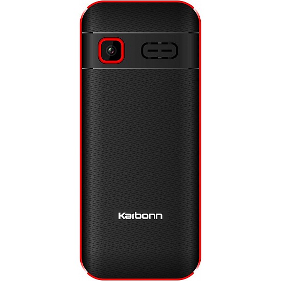 Karbonn K5 Plus (Dual SIM, Black and Red)