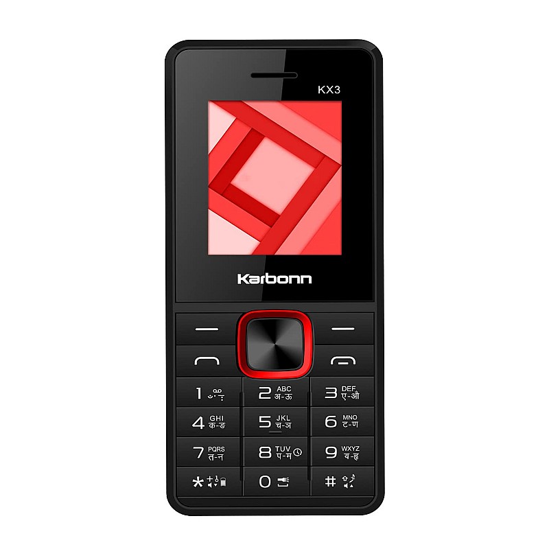 Karbonn KX3 (Black Red) Refurbished 