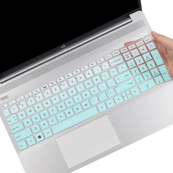Keyboard Protector Silicone Skin Cover for HP 15 Thin & Light 15.6-inches FHD Laptop Laptop (15s-gr0010au) - GR Mint