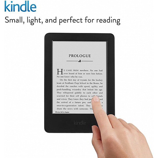 Kindle E-reader, 6" Glare-Free Touchscreen Display, Wi-Fi - Includes Special Offers (Previous Generation – 7th)