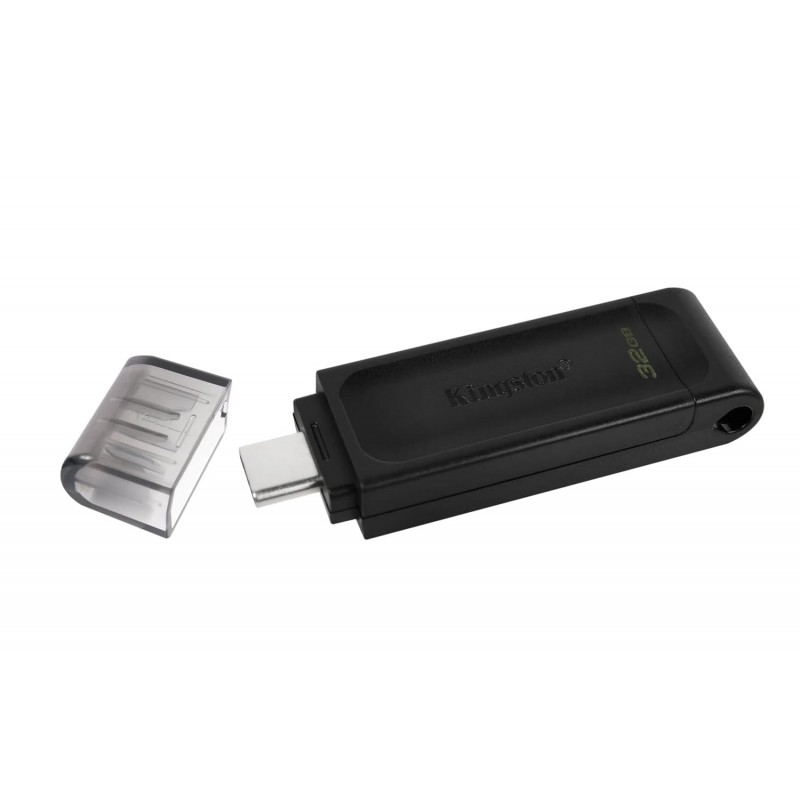 Kingston DataTraveler 70 32GB Portable and Lightweight USB-C flashdrive with USB 3.2 Gen 1 speeds DT70/32GB