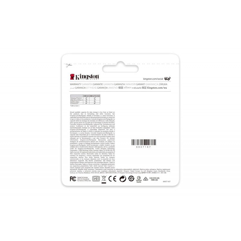 Kingston DataTraveler Exodia DTX/64 GB Pen Drive USB 3.2 Gen 1 (Multicolor) Kingston DataTraveler Exodia DTX/64 GB Pen Drive USB 3.2 Gen 1 (Multicolor)