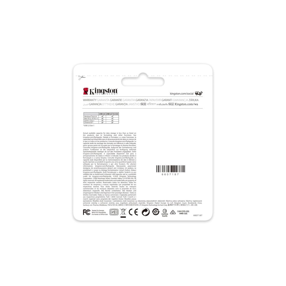 Kingston DataTraveler Exodia DTX/64 GB Pen Drive USB 3.2 Gen 1 (Multicolor)