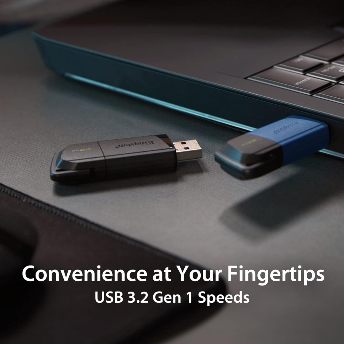 Kingston DataTraveler Exodia M 128GB USB-A Flash Drive USB 3.2 Gen 1 DTXM/128GBIN