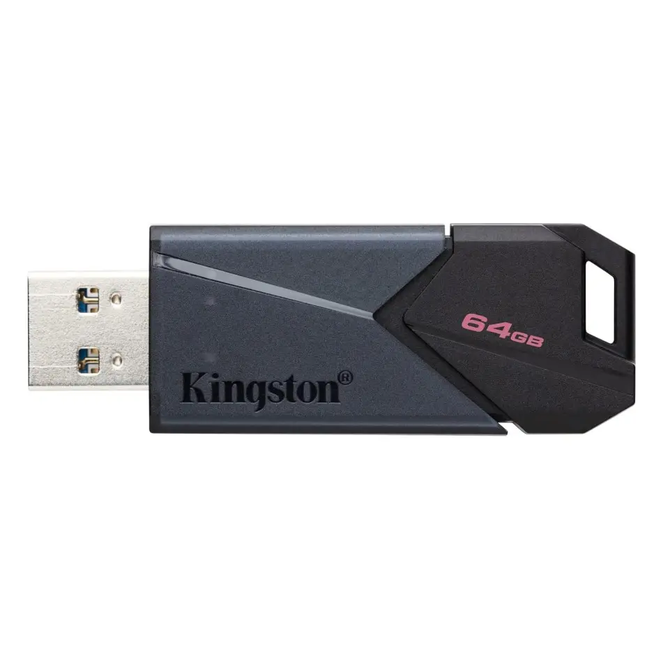 Kingston DataTraveler Exodia Onyx 64GB USB-A Flash Drive | USB 3.2 Gen 1 | DTXON/64GB