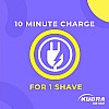 Kubra KB-1001 USB Fast charging, 90 min runtime, Adjustable 38 Length Setting, Ultra Sleek Beard Trimmer for Men (Black)