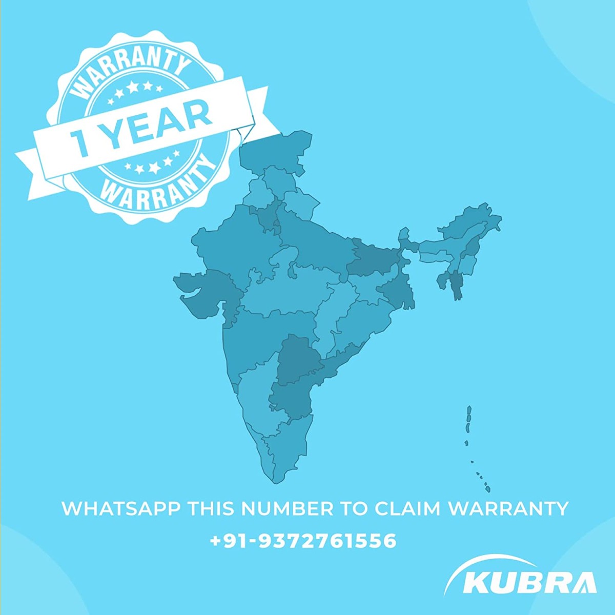 Kubra KB-1001 USB Fast charging, 90 min runtime, Adjustable 38 Length Setting, Ultra Sleek Beard Trimmer for Men (Black)