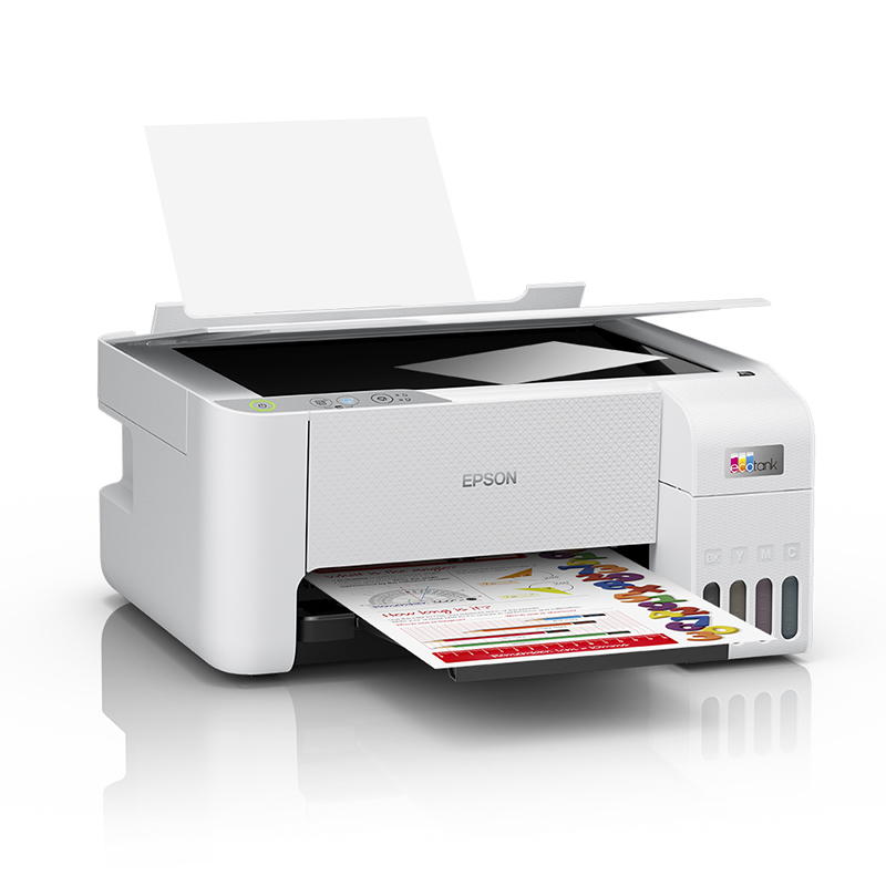 Epson Ecotank L3216 A4 All-in-One Colour Ink Tank Printer,White Epson Ecotank L3216 A4 All-in-One Colour Ink Tank Printer,White