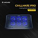 LAPCARE Chillmate PRO Cooling Pad with 6 Fans Laptop Stand, Black