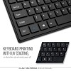 LAPCARE D-Lite Plus Wireless Keyboard with 2.4 Ghz & 10 M Bt Range &78 Keys, 8 Million Key Life, Minimalist Design,Compatible Window98, Me, 2000, Xp, Windows Vista/7/8/10,Linux (D-Lite + Blk), Black