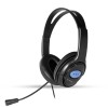 LAPCARE LWS004 Black Adjustable Headset Ideal for Gaming and Voice Recording Compatible with Computer/Mobile Phones/Xbox/PS4