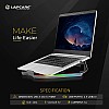 Lapcare Legend Aluminium Alloy Tabletop RGB Laptop Stand, Space Grey