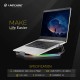 Lapcare Legend Aluminium Alloy Tabletop RGB Laptop Stand, Space Grey
