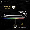 Lapcare Legend Aluminium Alloy Tabletop RGB Laptop Stand, Space Grey