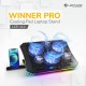 Lapcare WINNER PRO RGB Cooling Pad with 6 Fans Laptop Stand Black