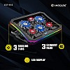 Lapcare WINNER PRO RGB Cooling Pad with 6 Fans Laptop Stand Black