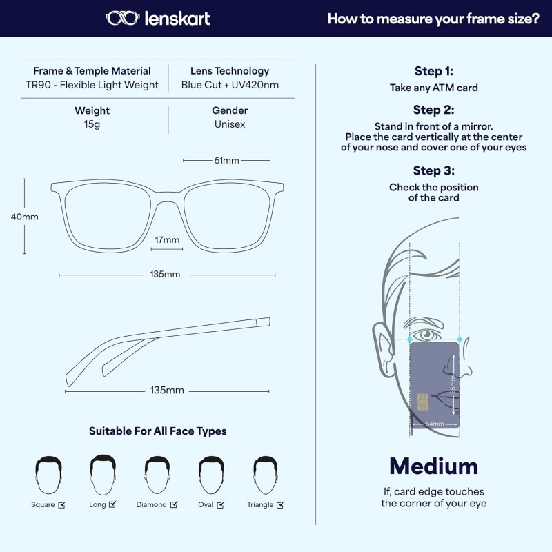 LENSKART BLU | Bluecut & Antiglare Computer Eyeglasses | Gaming Glasses | Grey Full Rim Square Shape | For Men & Women | Medium | LB E13529 LENSKART BLU | Bluecut & Antiglare Computer Eyeglasses | Gaming Glasses | Grey Full Rim Square Shape | For Men & Women | Medium | LB E13529