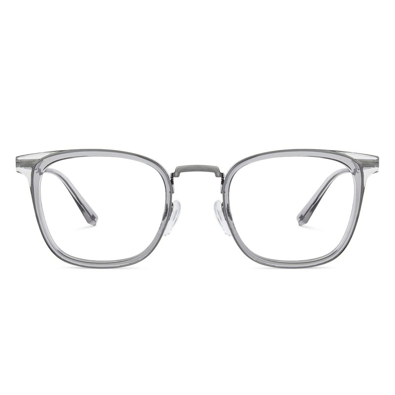 LENSKART BLU | Bluecut & Antiglare Computer Eyeglasses | Gaming Glasses | Grey Full Rim Square Shape | For Men & Women | Medium | LB E13529 LENSKART BLU | Bluecut & Antiglare Computer Eyeglasses | Gaming Glasses | Grey Full Rim Square Shape | For Men & Women | Medium | LB E13529