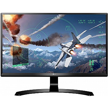 LG 24 inch (60.45 cm) Gaming 4K UHD LED Monitor 4K UHD, IPS Panel with HDMI 24UD58 (Black)