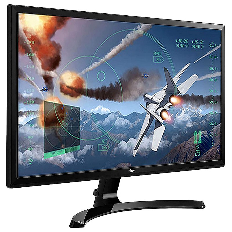 LG 24 inch (60.45 cm) Gaming 4K UHD LED Monitor 4K UHD, IPS Panel with HDMI 24UD58 (Black)