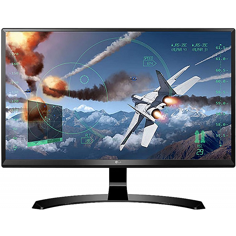 LG 24 inch (60.45 cm) Gaming 4K UHD LED Monitor 4K UHD, IPS Panel with HDMI 24UD58 (Black)