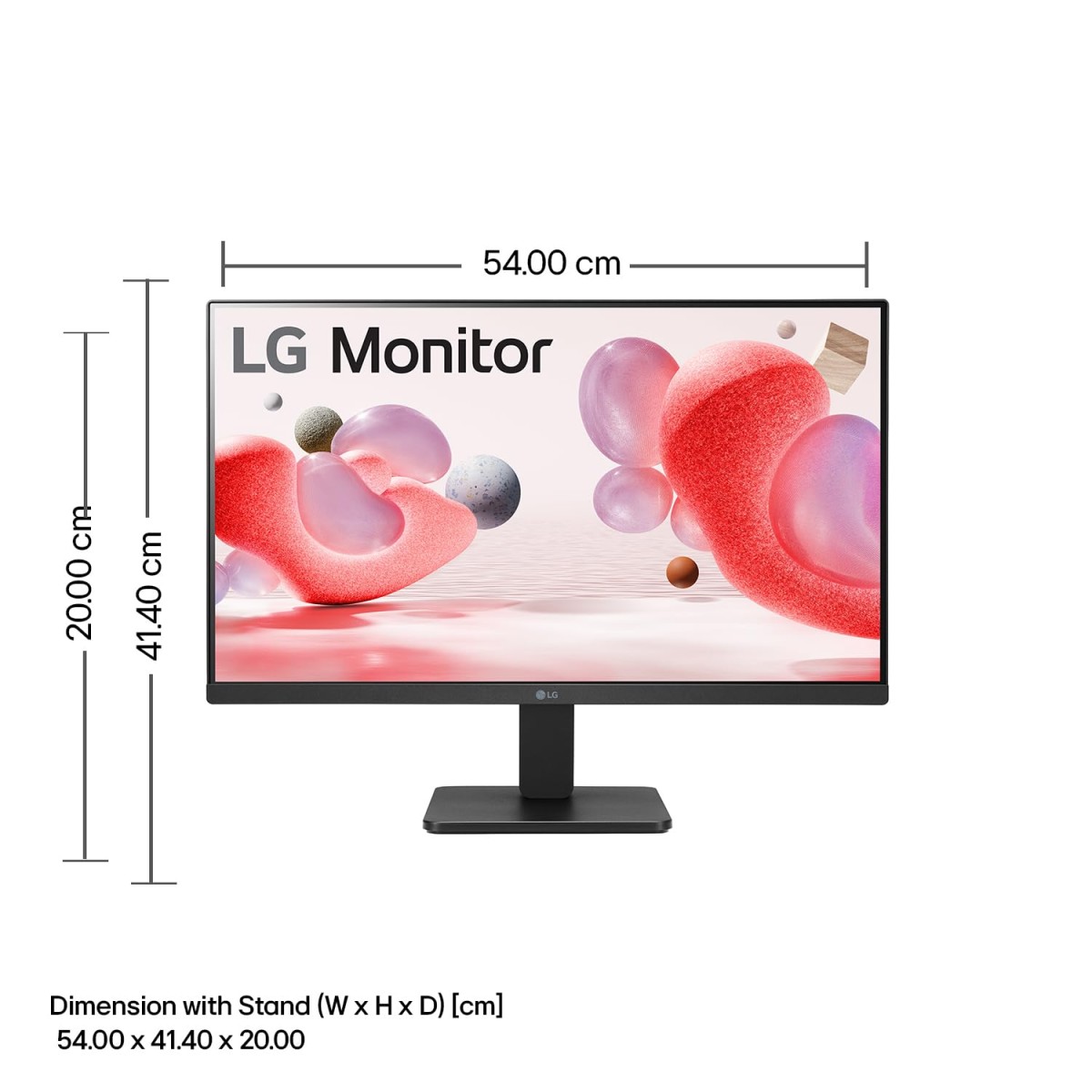 LG 27 Inch (68.6cm) IPS FHD Monitor 1920 x 1080,AMD FreeSync, 100Hz, sRGB 99% Typ(CIE1931),Black Stabilizer, Virtual Borderless, Flicker Safe, Reader Mode,OnScreen Control, HDMI,VGA, 27MR400(Black) LG 27 Inch (68.6cm) IPS FHD Monitor 1920 x 1080,AMD FreeSync, 100Hz, sRGB 99% Typ(CIE1931),Black Stabilizer, Virtual Borderless, Flicker Safe, Reader Mode,OnScreen Control, HDMI,VGA, 27MR400(Black)