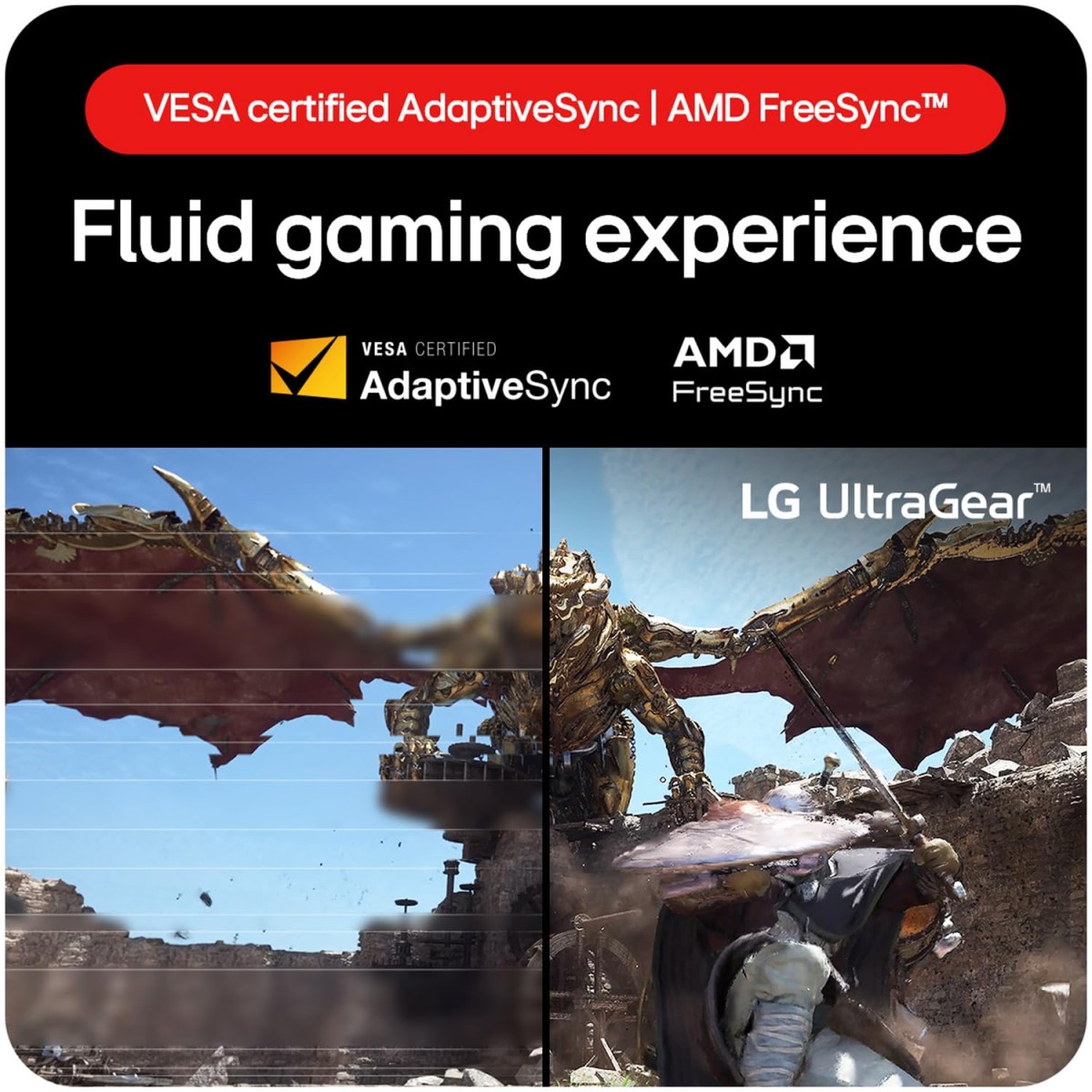 LG 27GS60QC-B Ultragear Curved Gaming Monitor, 27-Inch QHD (2560x1440), 180Hz 1ms 1000R AMD FreeSync HDR10, HDMI x 2 DisplayPort Borderless Design, Black Stabilizer DAS Crosshair FPS Counter - Black LG 27GS60QC-B Ultragear Curved Gaming Monitor, 27-Inch QHD (2560x1440), 180Hz 1ms 1000R AMD FreeSync HDR10, HDMI x 2 DisplayPort Borderless Design, Black Stabilizer DAS Crosshair FPS Counter - Black