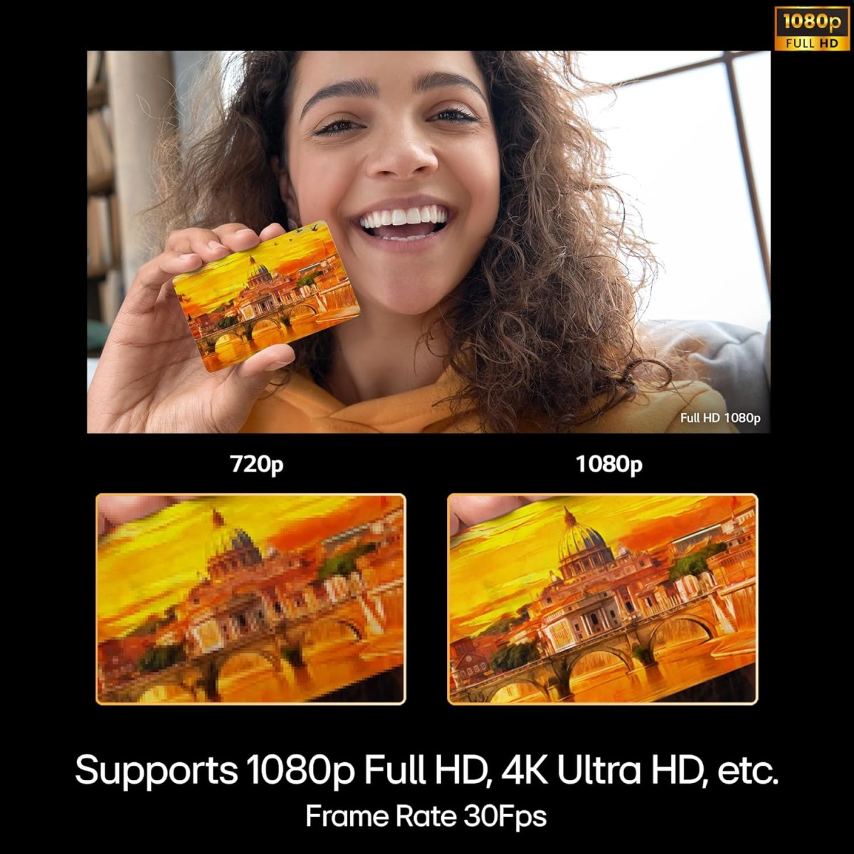 LG Full HD 1080P Smart Webcam at 30 fps, Superior Privacy, Built-in Microphone, Picture in Picture, Remote Meeting, USB Streaming, Compatible with PC, Laptops and Smart TV (VC23GA, Black) LG Full HD 1080P Smart Webcam at 30 fps, Superior Privacy, Built-in Microphone, Picture in Picture, Remote Meeting, USB Streaming, Compatible with PC, Laptops and Smart TV (VC23GA, Black)