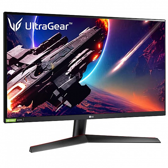 LG QHD IPS Ultragear Gaming Monitor 68 CM (27 Inches), QHD, 2560 x 1440, 1 MS, 144Hz, HDR 10, sRGB 99% (CIE1931), G-Sync Compatible, Freesync Premium, HDMI X 2, DP, HP Out 27GN800 