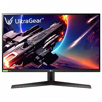 LG QHD IPS Ultragear Gaming Monitor 68 CM (27 Inches), QHD, 2560 x 1440, 1 MS, 144Hz, HDR 10, sRGB 99% (CIE1931), G-Sync Compatible, Freesync Premium, HDMI X 2, DP, HP Out 27GN800 