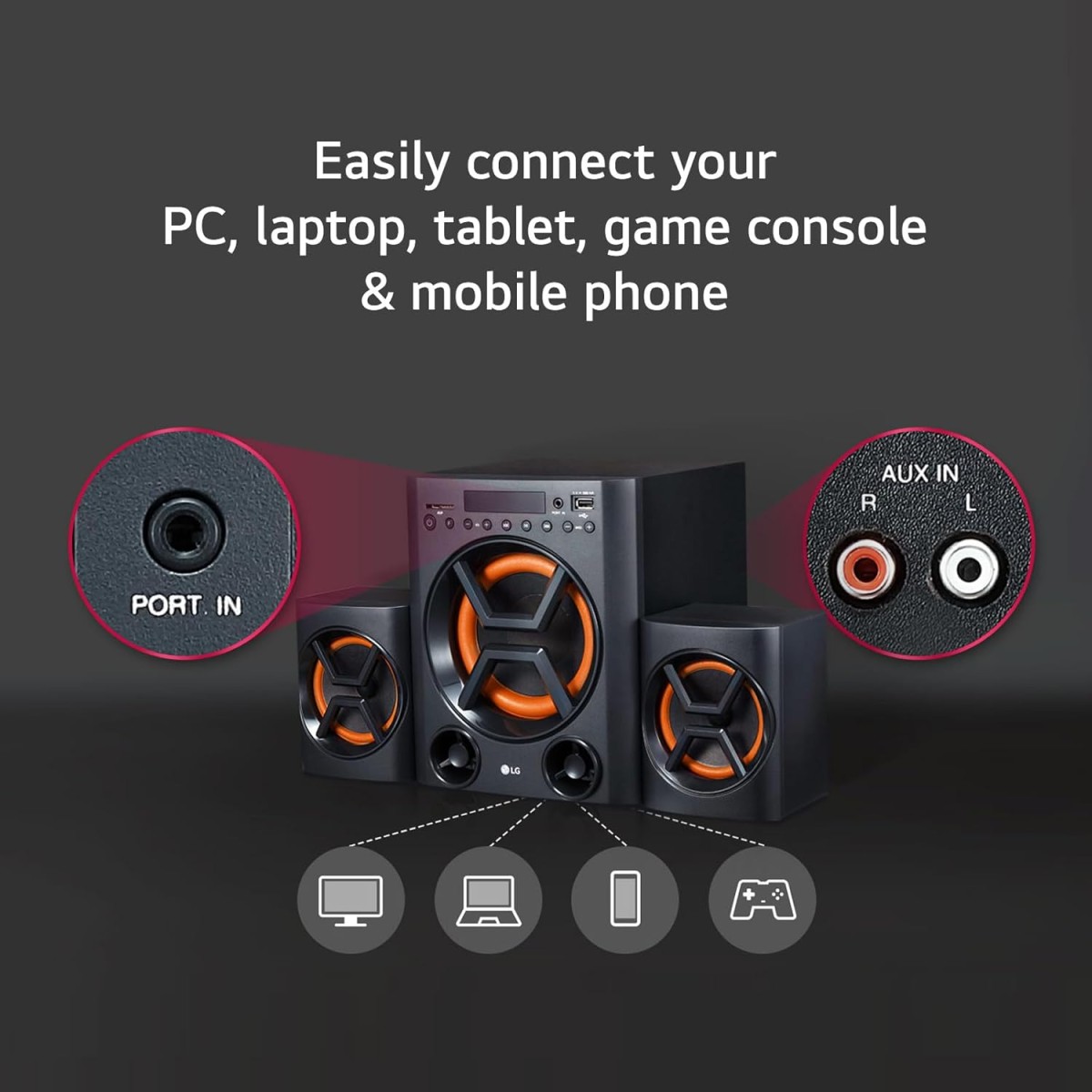 LG XBOOM LK72B, Bass Blast+, USB, FM Radio, Bluetooth, AUX in, SD Card (Black) LG XBOOM LK72B, Bass Blast+, USB, FM Radio, Bluetooth, AUX in, SD Card (Black)