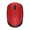 Logitech M171 Wireless Mouse (Red)