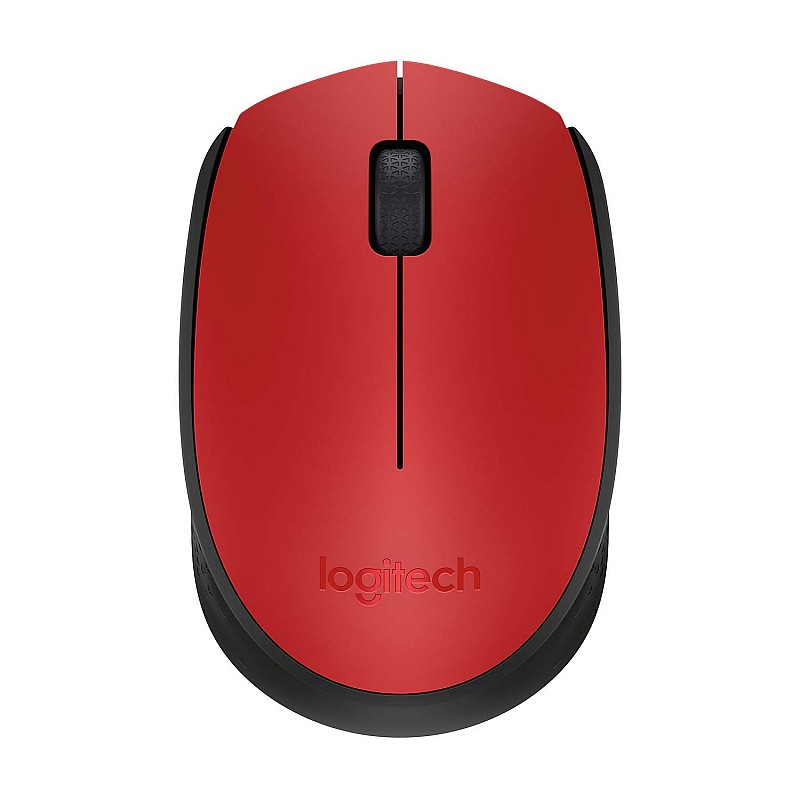 Logitech M171 Wireless Mouse (Red)