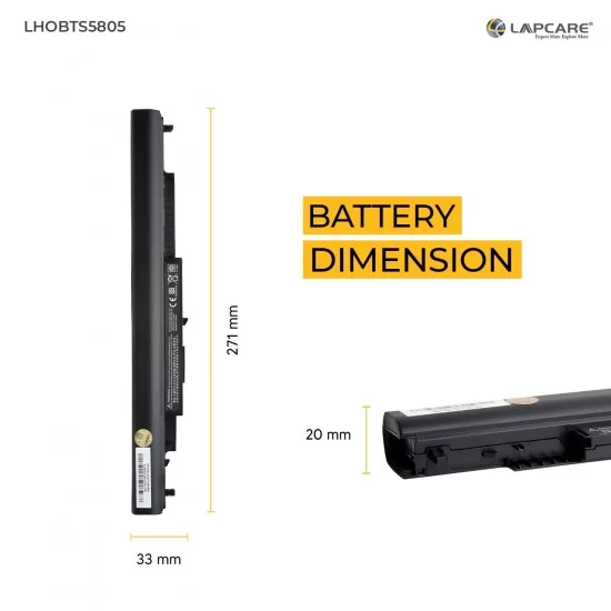 Lapcare 14.8V 2000mAh  3551  4 Cell Compatible Laptop Battery for HP Pavilion 15-BA Series