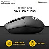 Lapcare Jolly Rechargeable Mouse - 4 Button, 1600 dpi - Gray 