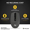 Lapcare Jolly Rechargeable Mouse - 4 Button, 1600 dpi - Gray 