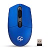 Lapcare Jolly Rechargeable Mouse - 4 Button, 1600 dpi - Gray 