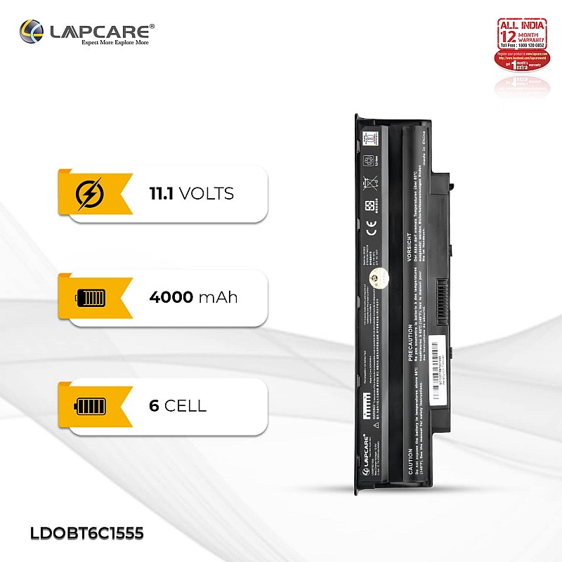 Lapcare LD0BT6C1555 Laptop Battery Dell battery