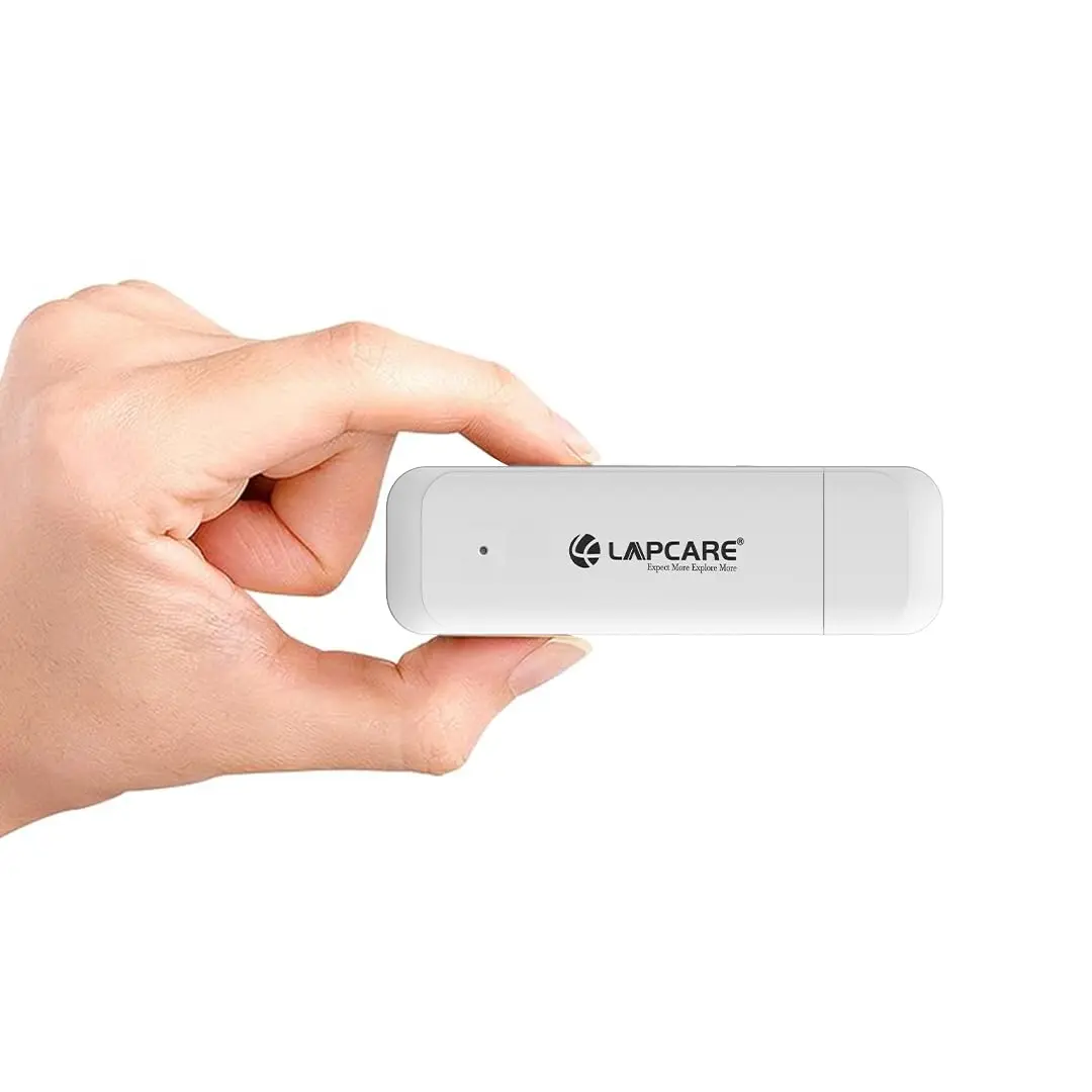 Lapcare LDF72 Single_Band 4G Fast Wireless USB Dongle with All SIM Network Support LKIOLD9205