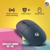 Lapcare WL-102 Wireless Keyboard and High Precision Mouse, 2.4GHz Wireless with Nano Receiver, PC/Laptop-Black