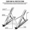 Lapster Ergonomic Portable Aluminium Laptop Stand