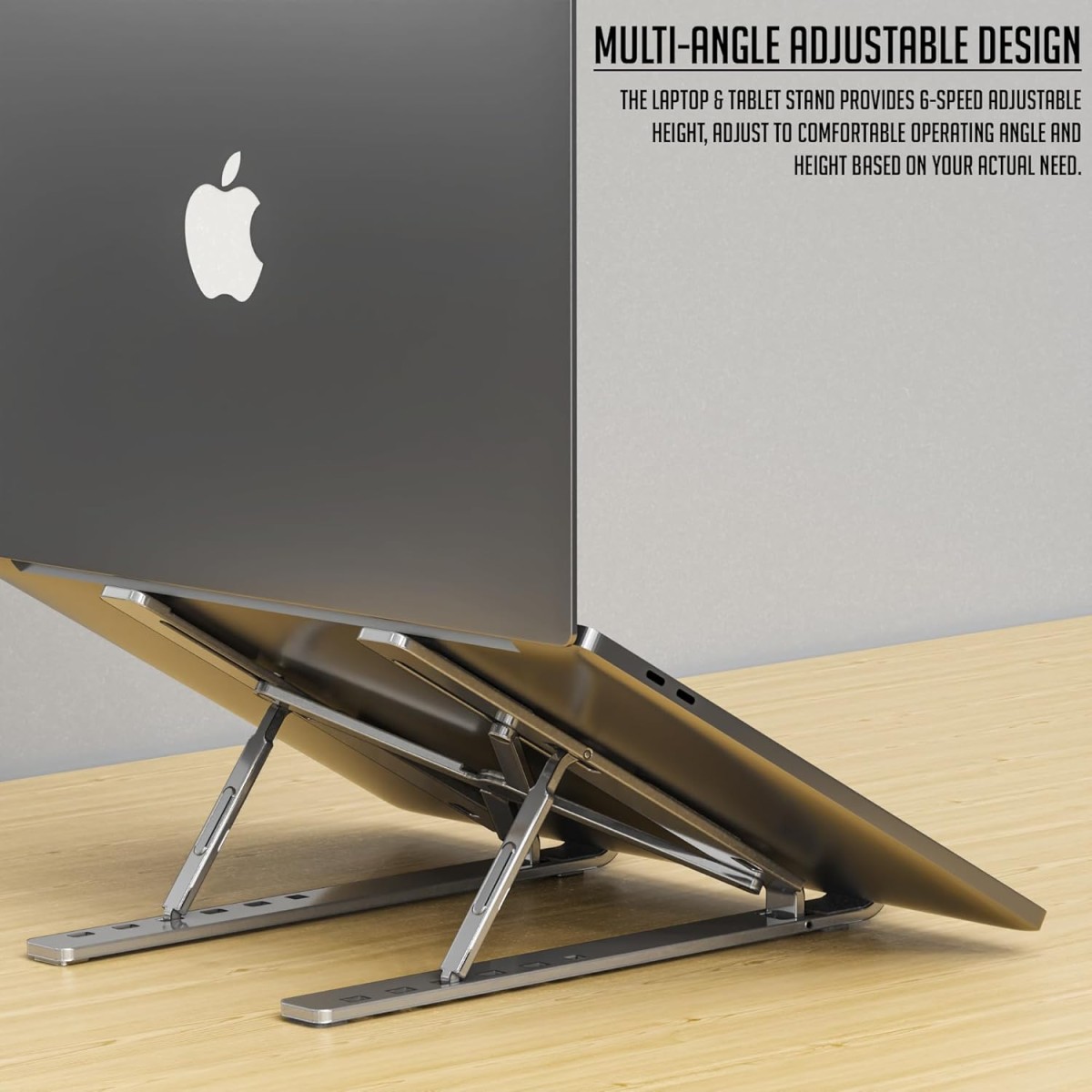 Lapster Ergonomic Portable Aluminium Laptop Stand